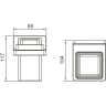 Держатель-стакан для зубных щеток GAPPO G30806-6